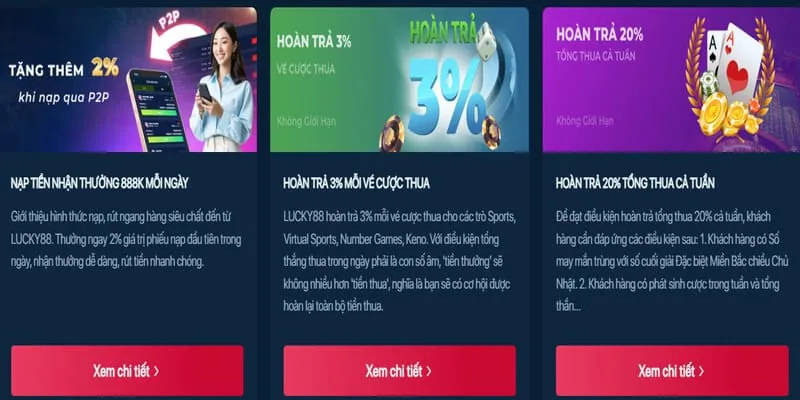 Giao diện nạp tiền vào tài khoản vicwin nhà cái